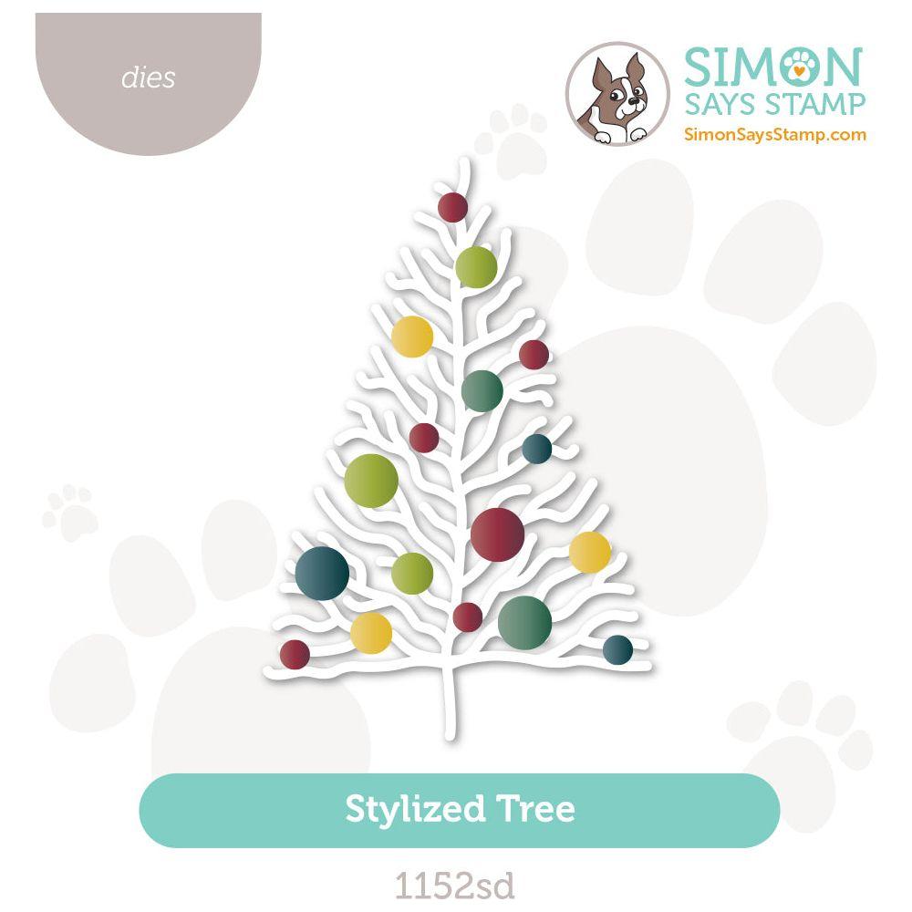 Simon Says Stamp Stylized Tree Wafer Dies 1152sd Sweet Wishes