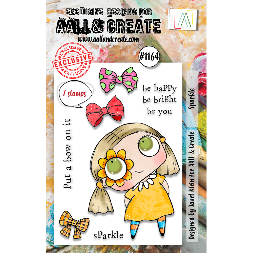 AALL & Create Sparkle A7 Clear Stamps 1164