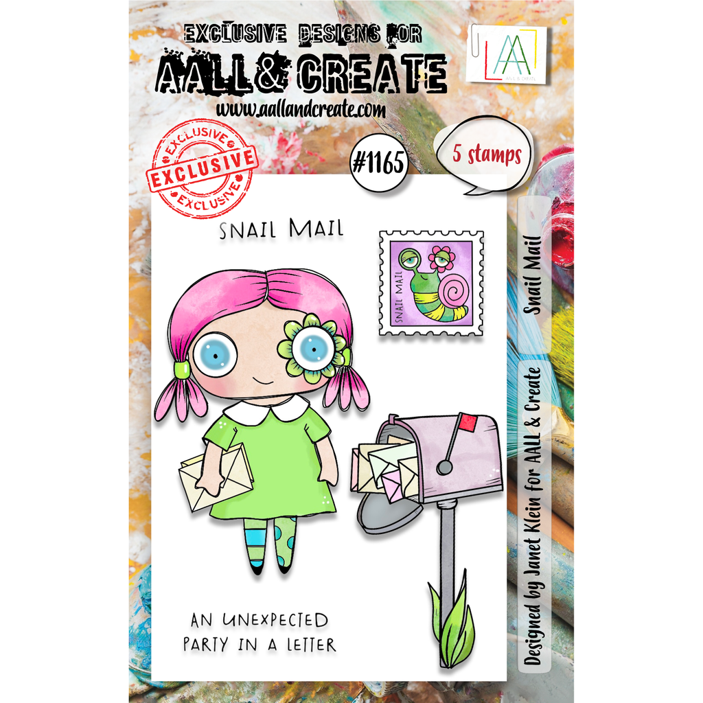 AALL & Create Snail Mail A7 Clear Stamps 1165