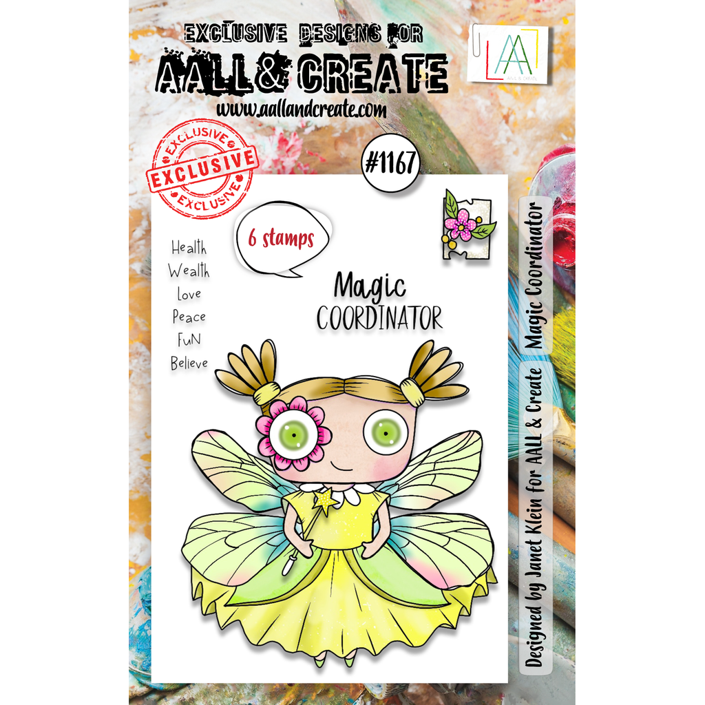 AALL & Create Magic Coordinator A7 Clear Stamps 1167