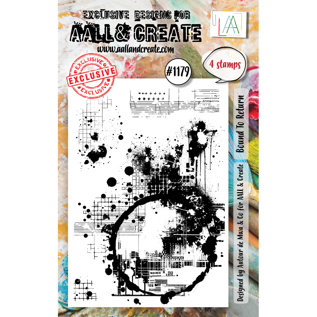 AALL & Create Bound To Return A7 Clear Stamps 1179