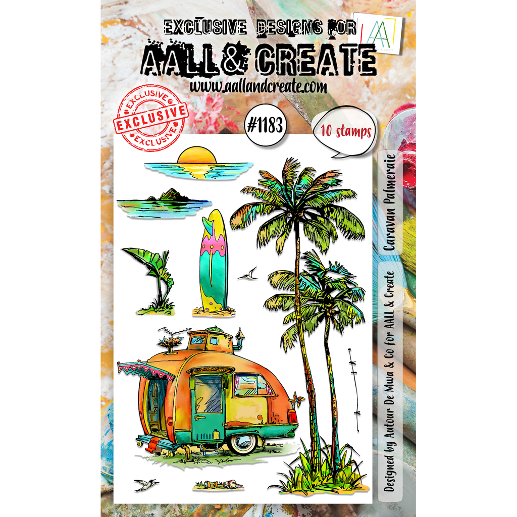 AALL & Create Caravan Palmeraie A6 Clear Stamps 1183