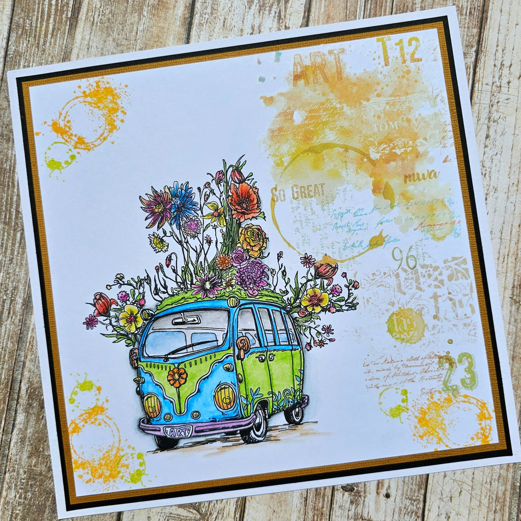 AALL & Create Babylon Camper A6 Clear Stamps 1184 so great