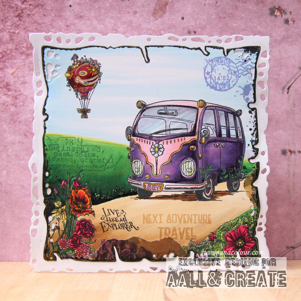 AALL & Create Loony Balloony A6 Clear Stamps 1187 next adventure