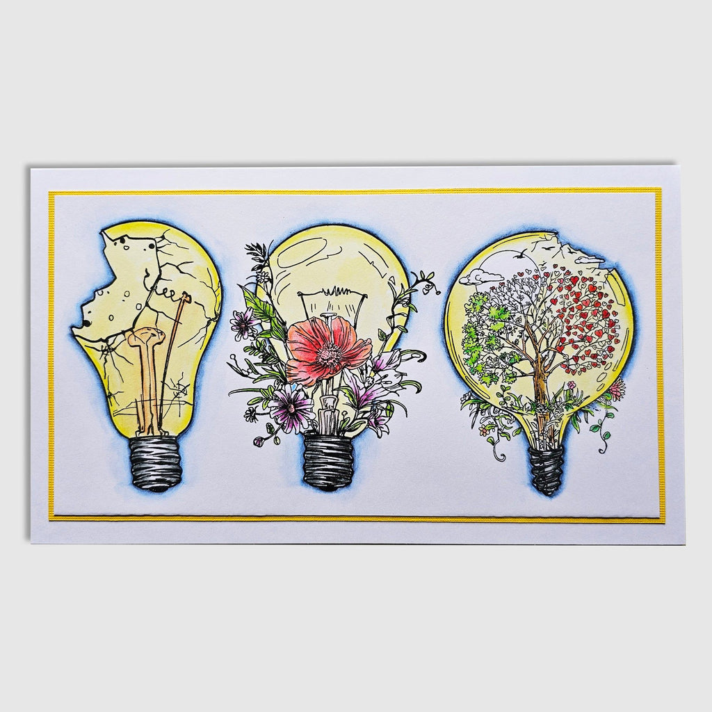 AALL & Create Earthy Bulbers A6 Clear Stamps 1188 light bulbs