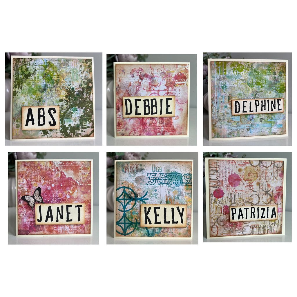 AALL & Create Spelling Spectacle A5 Clear Stamps 1204 names