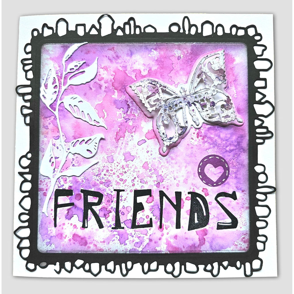 AALL & Create Vocabulary Blend and Letter Soup Stamp and Die Bundle friends