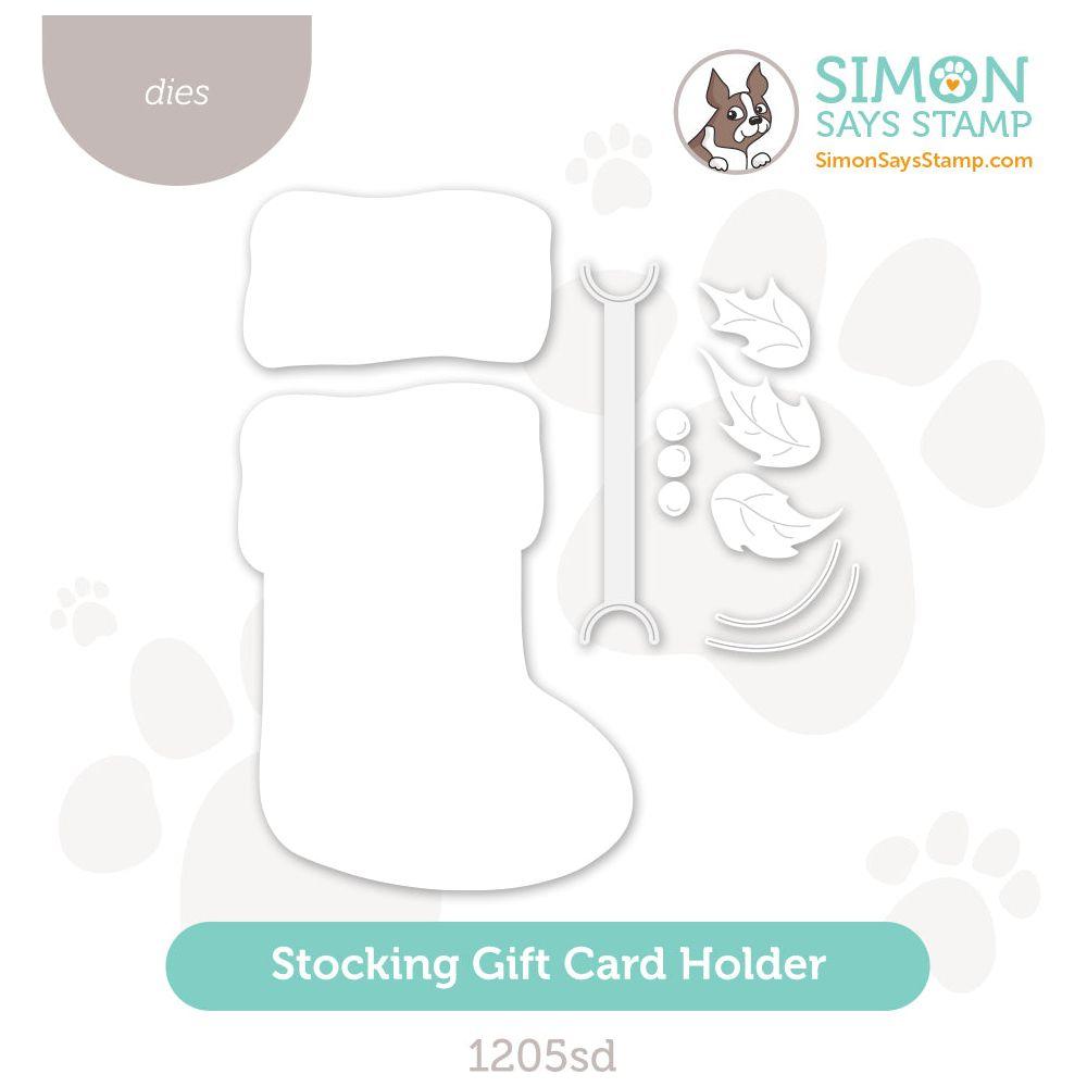 Simon Says Stamp Stocking Gift Card Holder Wafer Dies 1205sd DieCember