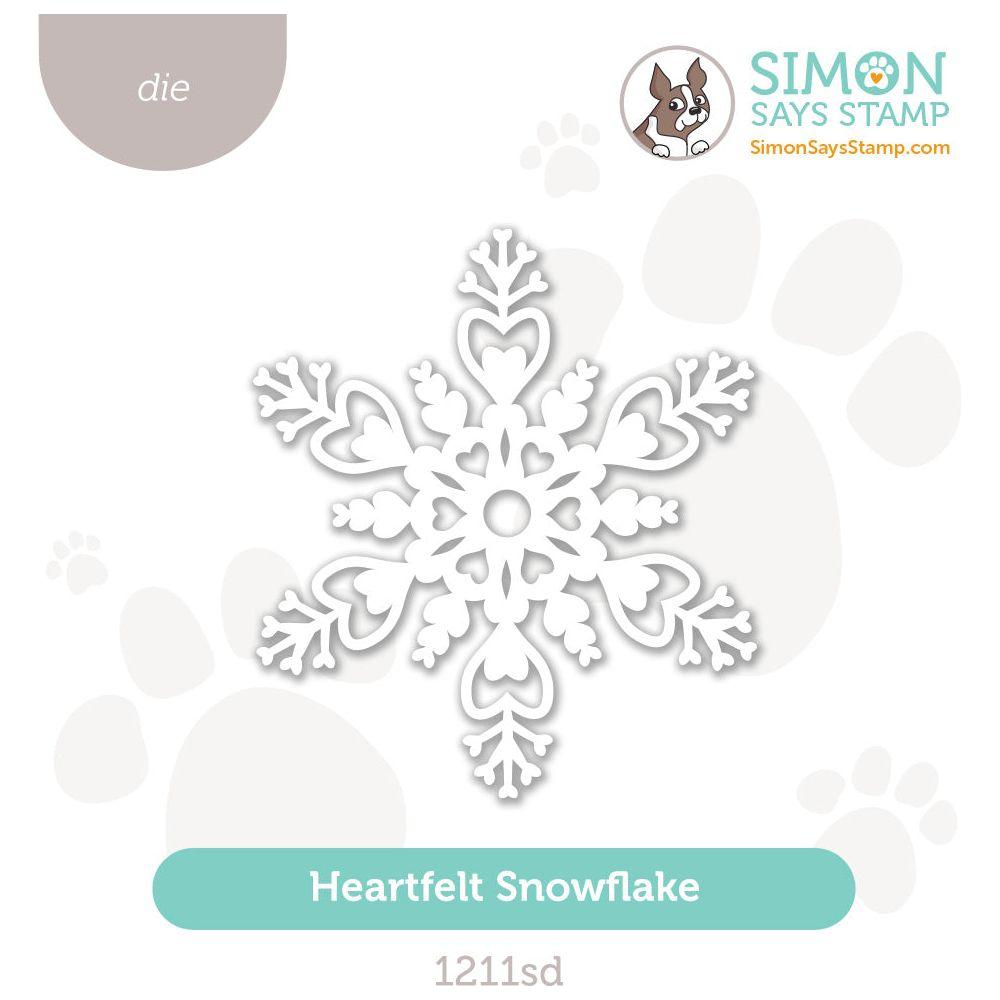 Simon Says Stamp Heartfelt Snowflake Wafer Die 1211sd Festive Fun