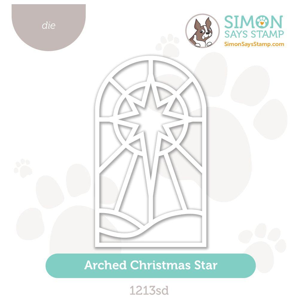 Simon Says Stamp Arched Christmas Star Wafer Dies 1213sd