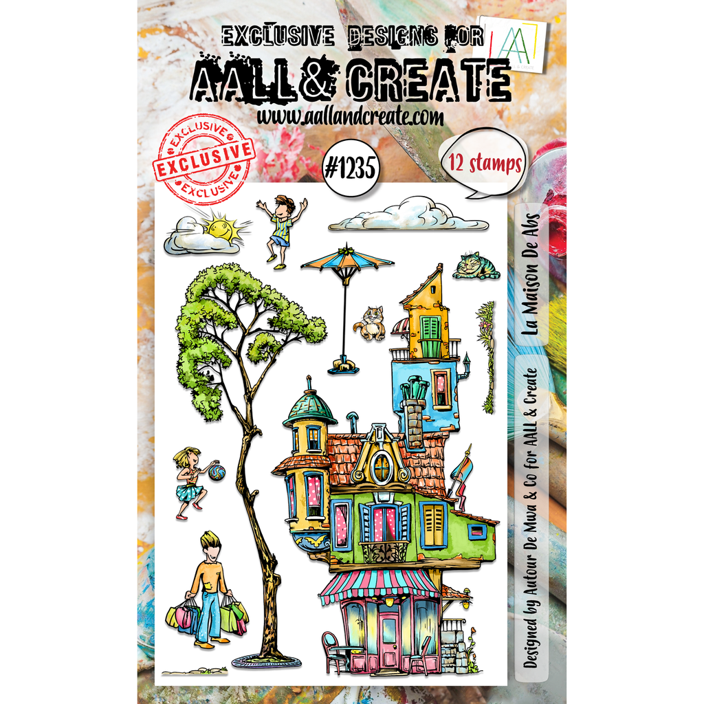 AALL & Create La Maison De Abs A6 Clear Stamps 1235