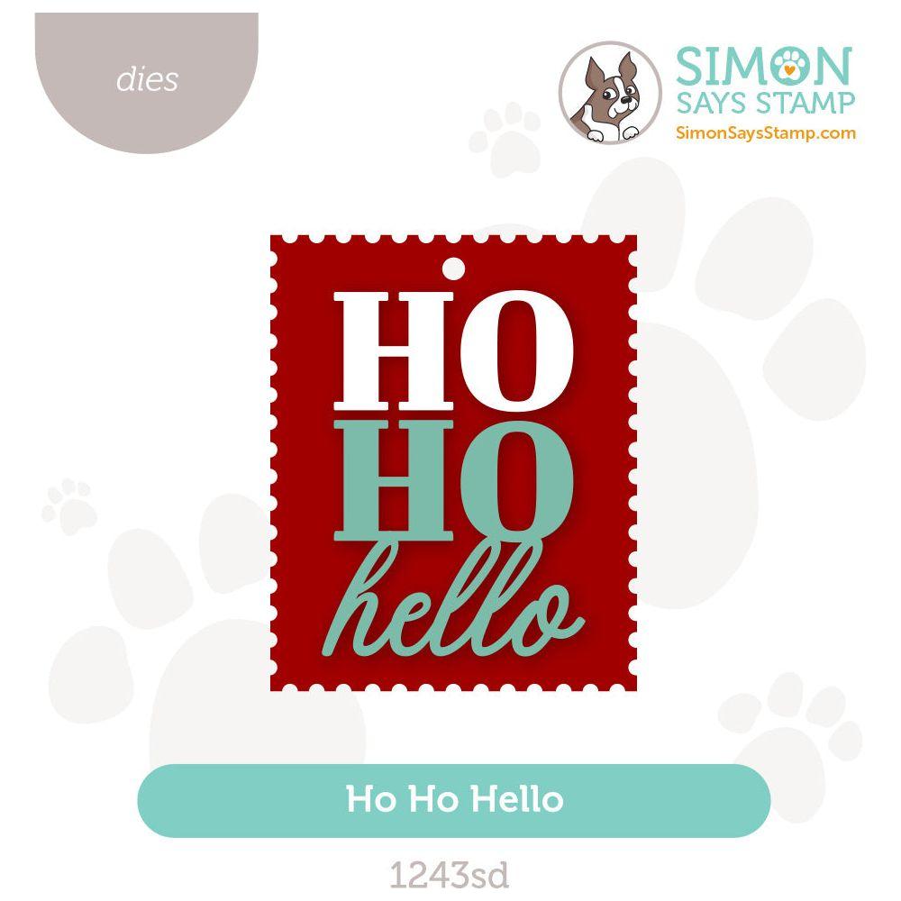 Simon Says Stamp Ho Ho Hello Wafer Dies 1243sd