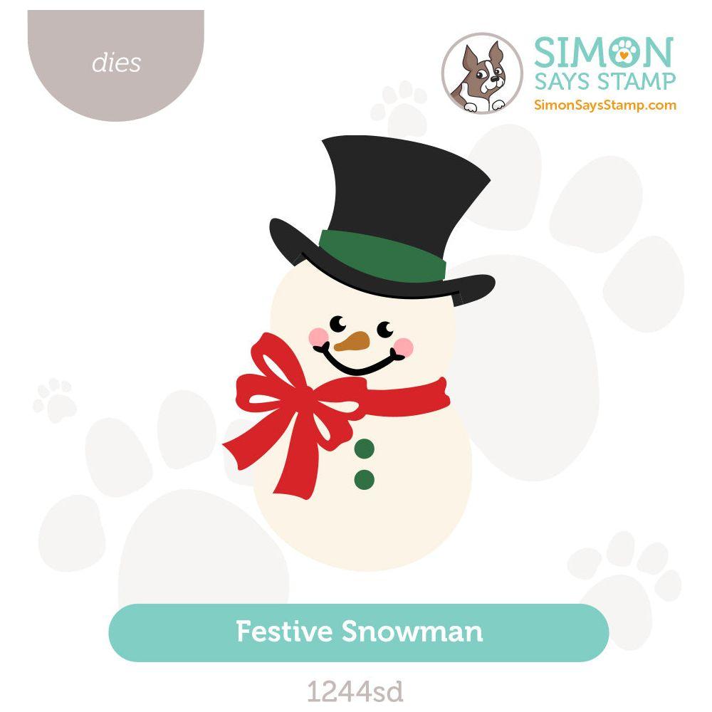 Simon Says Stamp Festive Snowman Wafer Dies 1244sd