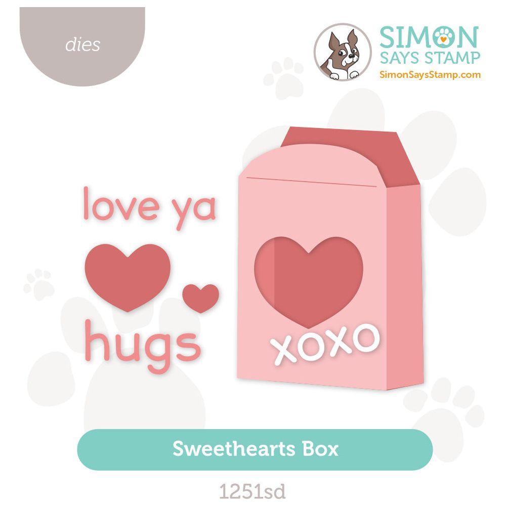 Simon Says Stamp Sweethearts Box Wafer Dies 1251sd To Love