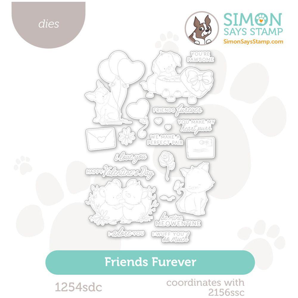 Simon Says Stamp Friends Furever Wafer Dies 1254sdc To Love