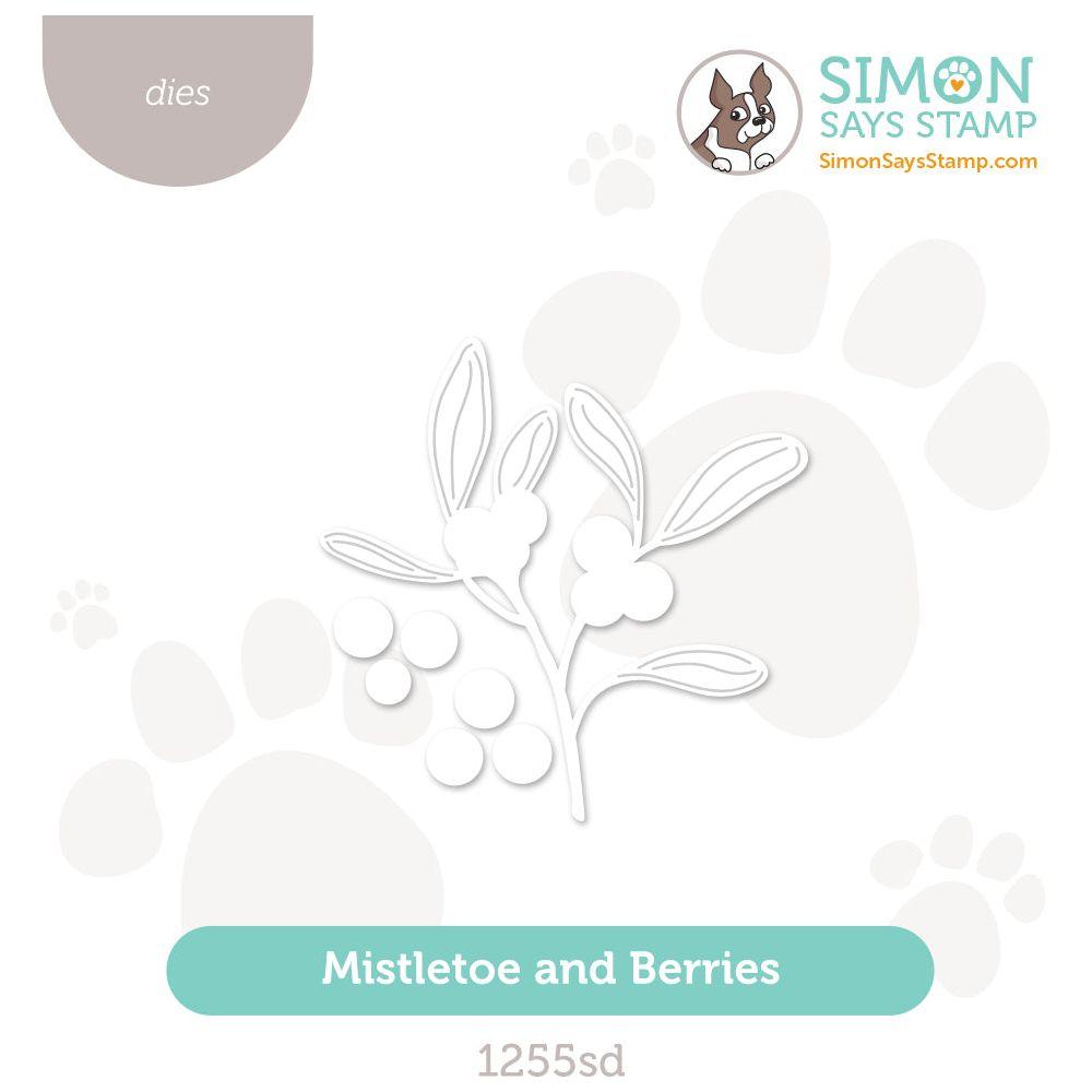 Simon Says Stamp Mistletoe and Berries Wafer Dies 1255sd