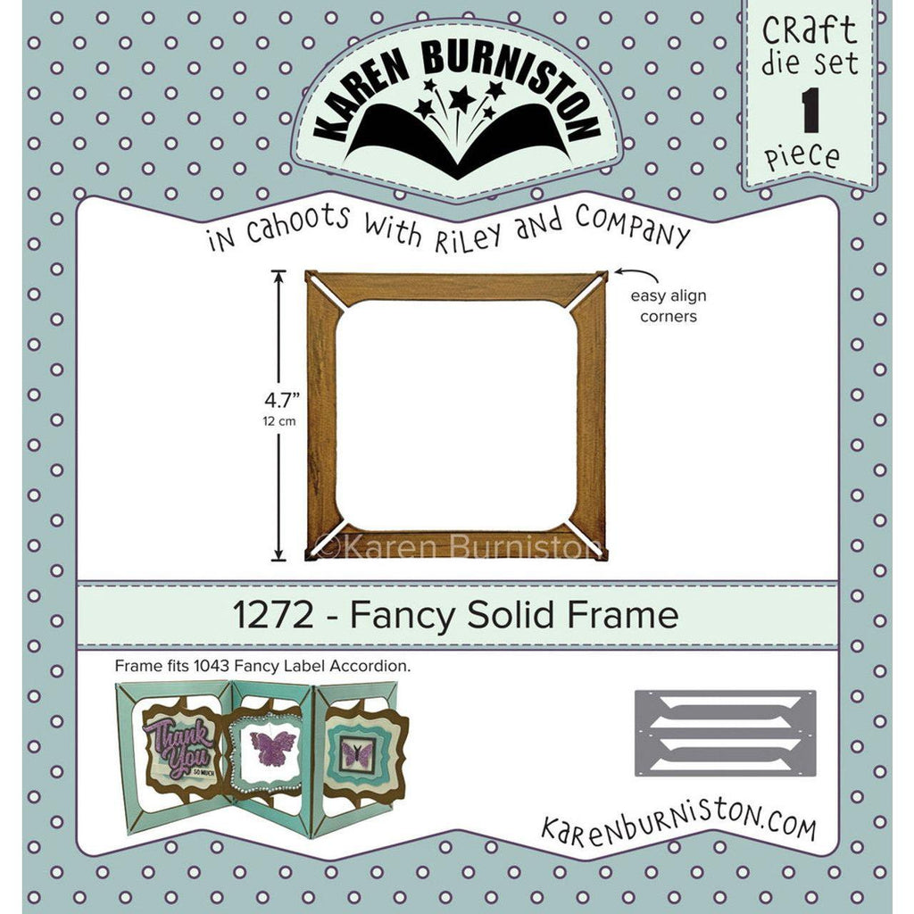 Karen Burniston Fancy Solid Frame Die1272