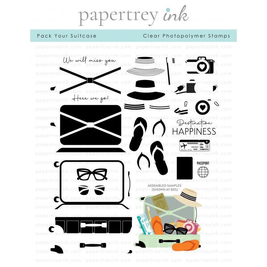 Papertrey Ink Pack Your Suitcase Clear Stamps 1516