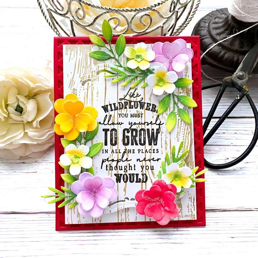 Papertrey Ink Garden Blessings Clear Stamps 1521 blooms