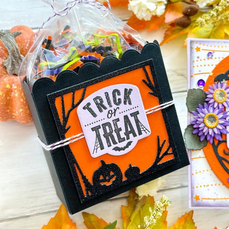 Papertrey Ink Spooky Treat Labels Clear Stamps 1531 trick or treat