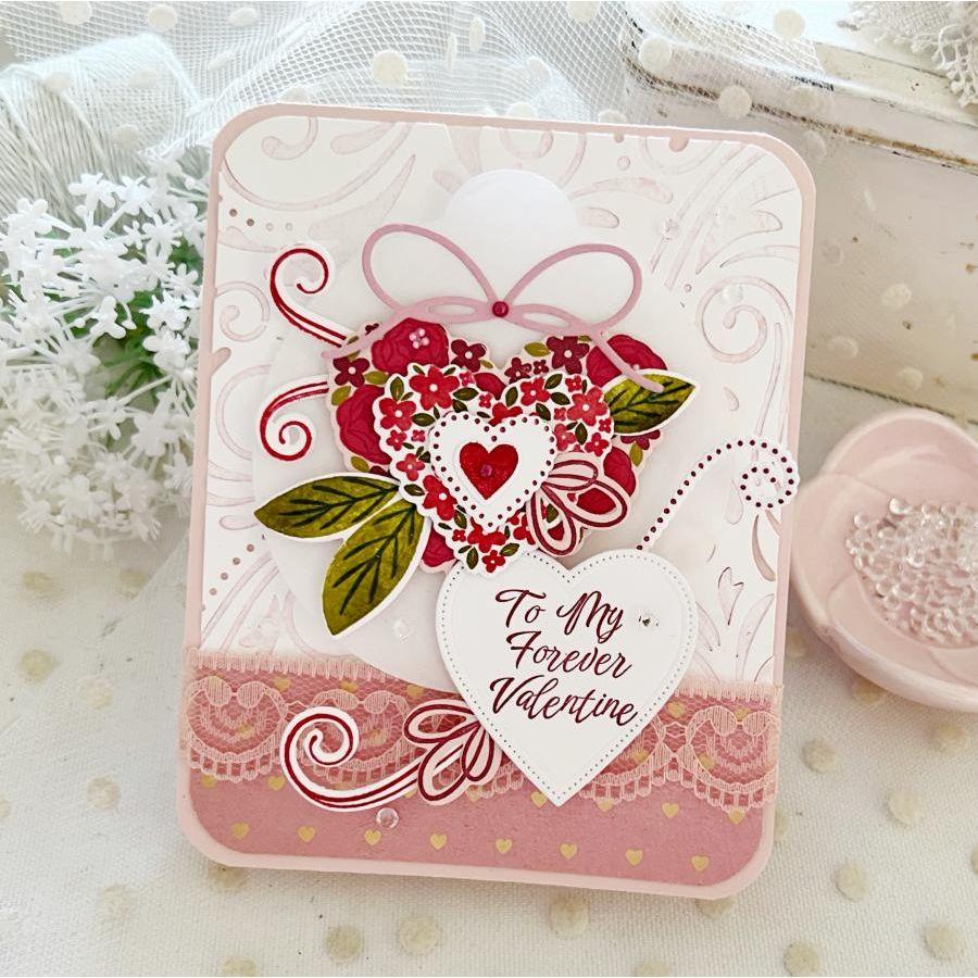 Papertrey Ink With All My Heart Clear Stamps 1552 forever valentine