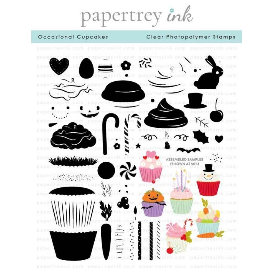 Papertrey Ink Occasional Cupcakes Clear Stamps 1560