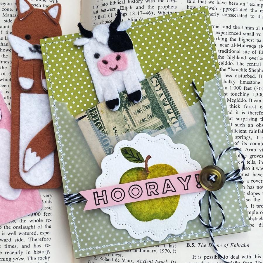 Papertrey Ink Bookmarked Clear Stamps 1572 hooray