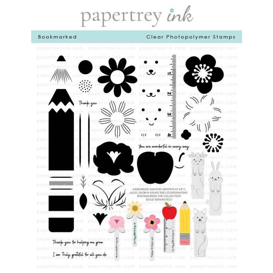 Papertrey Ink Bookmarked Clear Stamps 1572