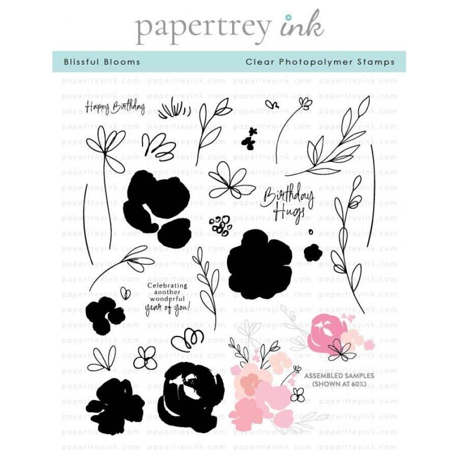 Papertrey Ink Blissful Blooms Clear Stamps 1574