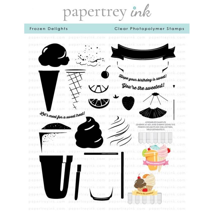 Papertrey Ink Frozen Delights Clear Stamps 1583