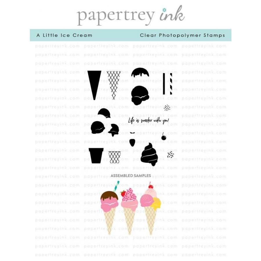 Papertrey Ink A Little Ice Cream Clear Stamps 1587