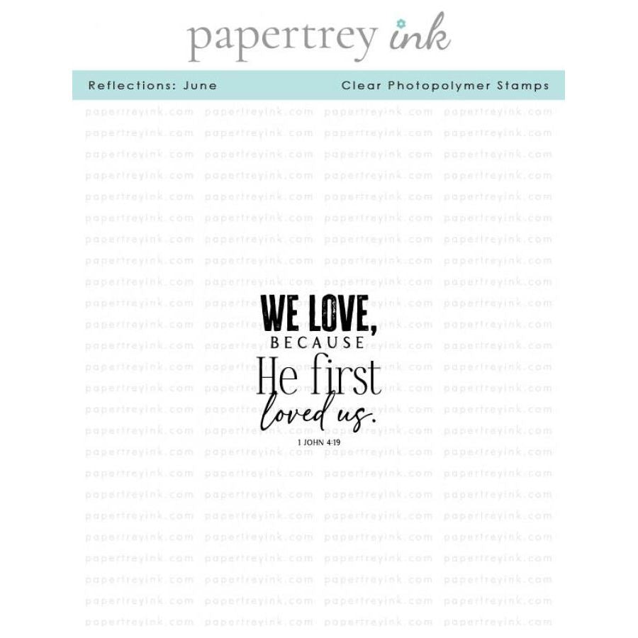 Papertrey Ink Reflections June Clear Stamps 1591