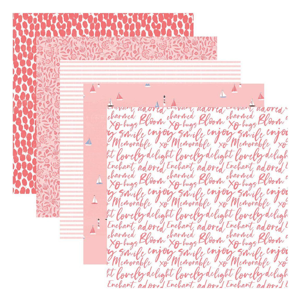 Spellbinders Bayfair 6x6 inch Paper Pad 168476 pinkSpellbinders Bayfair 12x12 inch Paper Pack 168477 product image