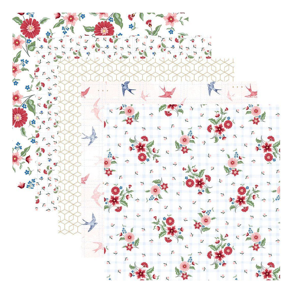 Spellbinders Bayfair 6x6 inch Paper Pad 168476 white