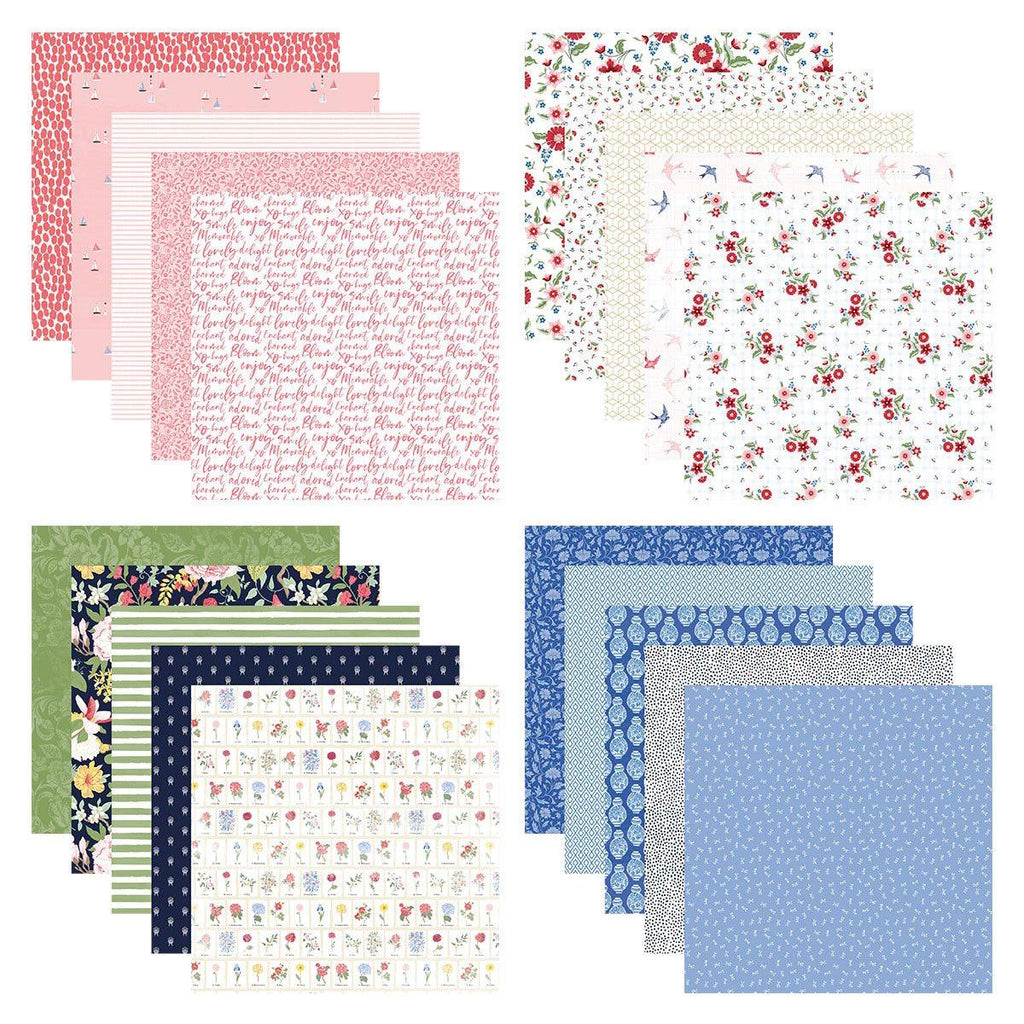 Spellbinders Bayfair 12x12 inch Paper Pack 168477