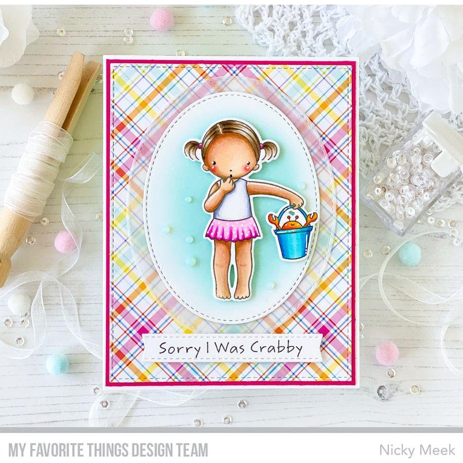 My Favorite Things Sunny Days and Sandy Toes Clear Stamps pi349 Sorry I Was Crabby | color-code:alt1