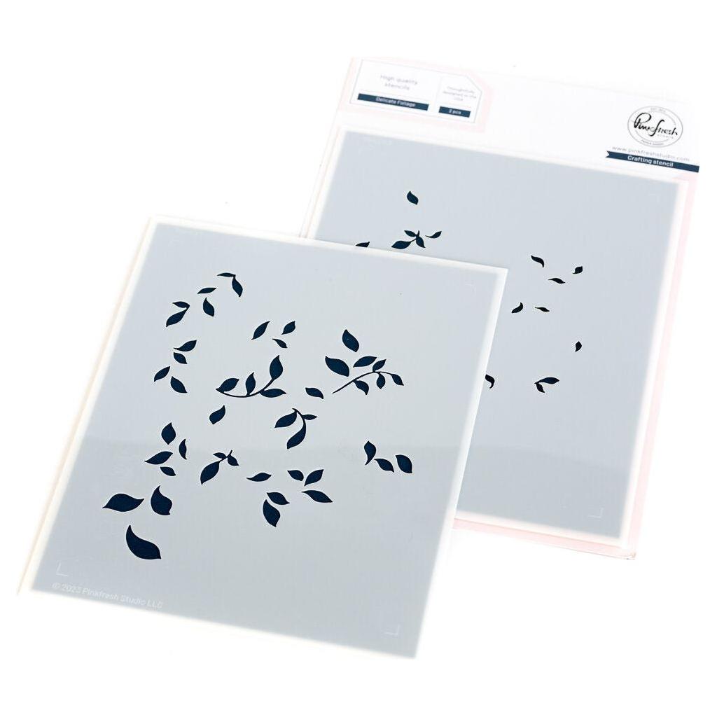 PinkFresh Studio Delicate Foliage Stencil Set 197123