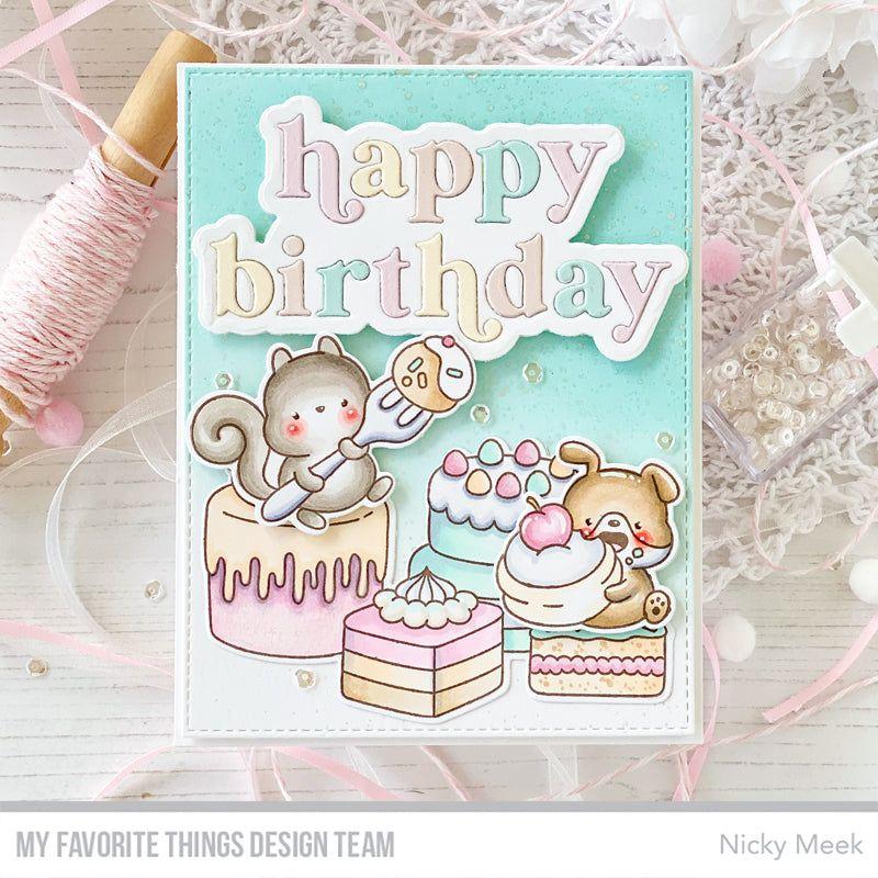 My Favorite Things Essential Happy Birthday Dies Die-Namics mft2738 HBD | color-code:alt1