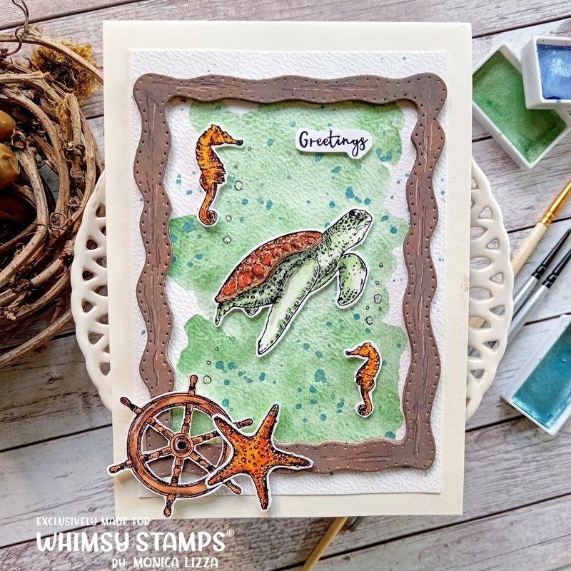 Whimsy Stamps Salt Life Clear Stamps cwsd182a greetings