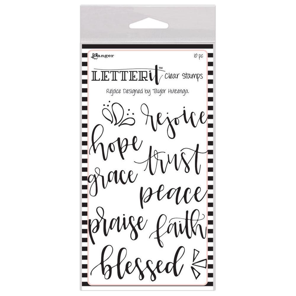 Ranger Rejoice Letter It Stamp Set lec63131