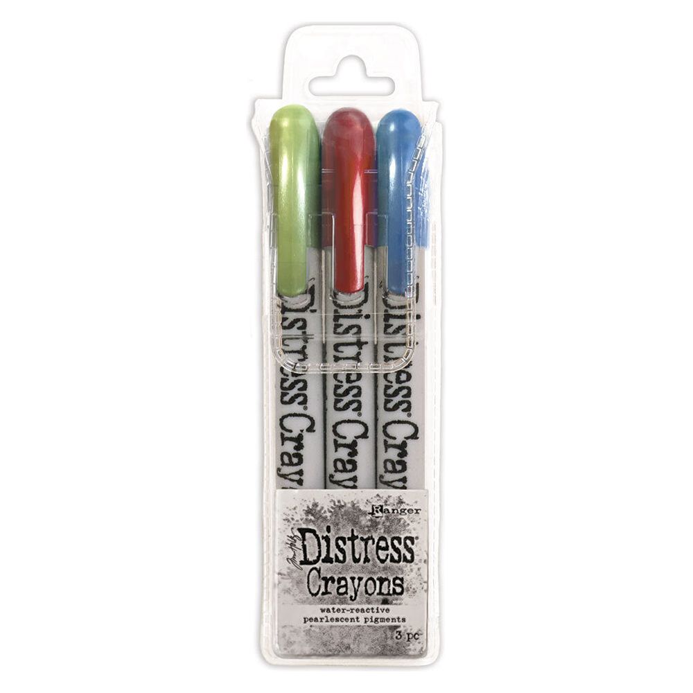 Ranger Tim Holtz Distress Pearl Mica Crayons Set 3 tsck81173