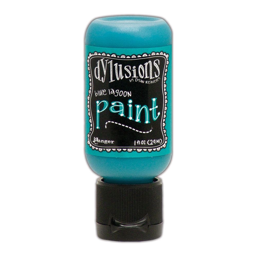 Ranger Dylusions 1oz Paint Blue Lagoon dyq70399*