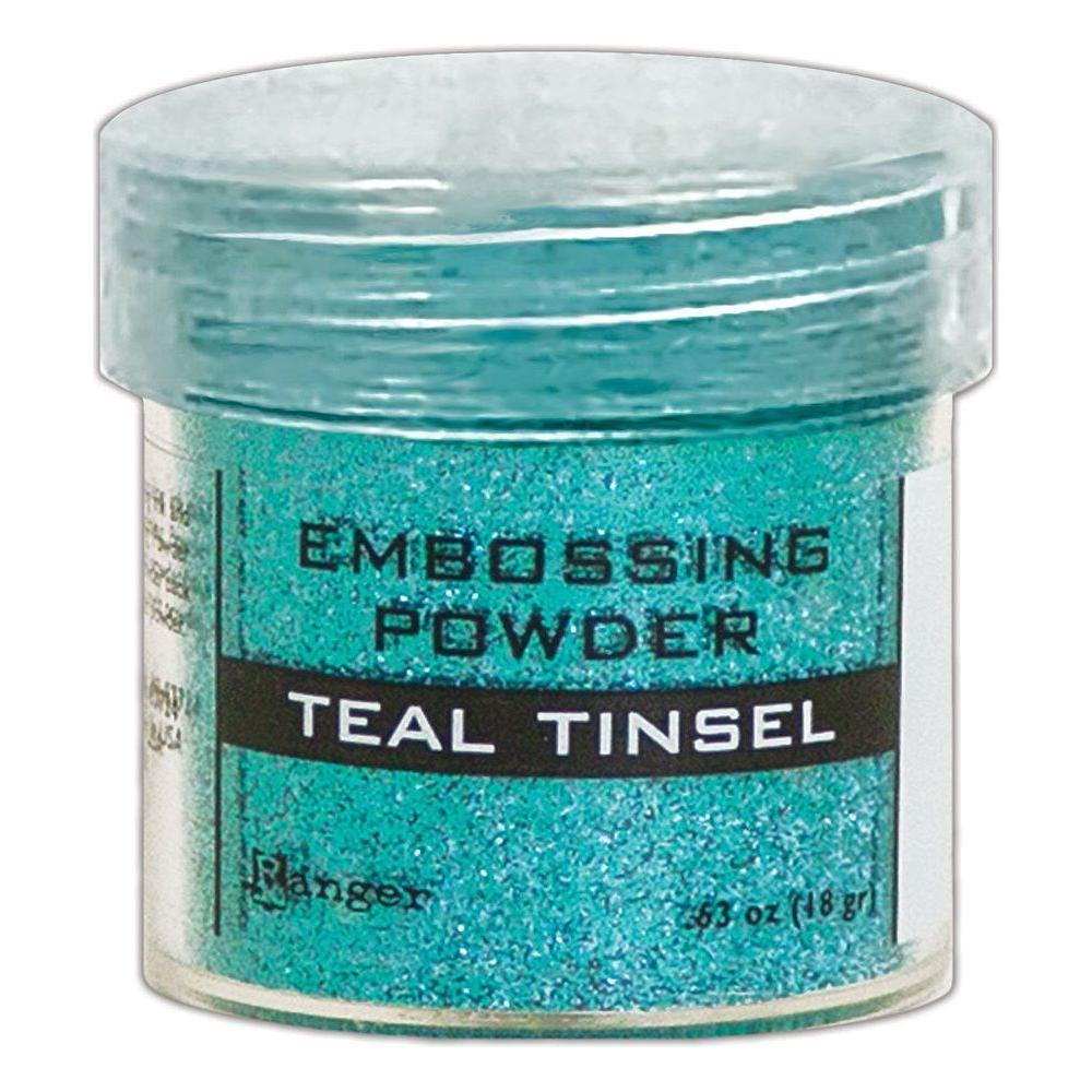 Ranger Embossing Powder Teal Tinsel epj64589