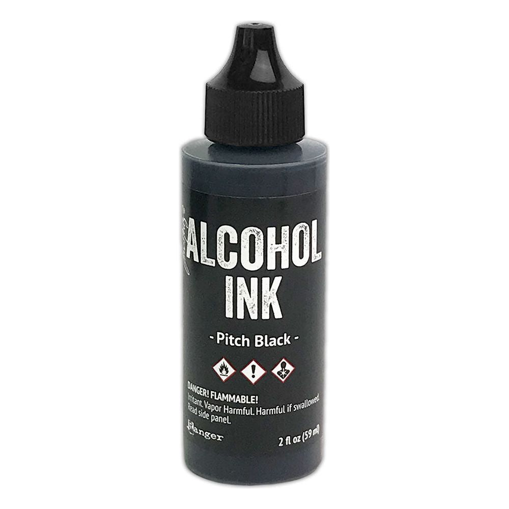 Tim Holtz Alcohol Ink 2oz Pitch Black Ranger tag76230