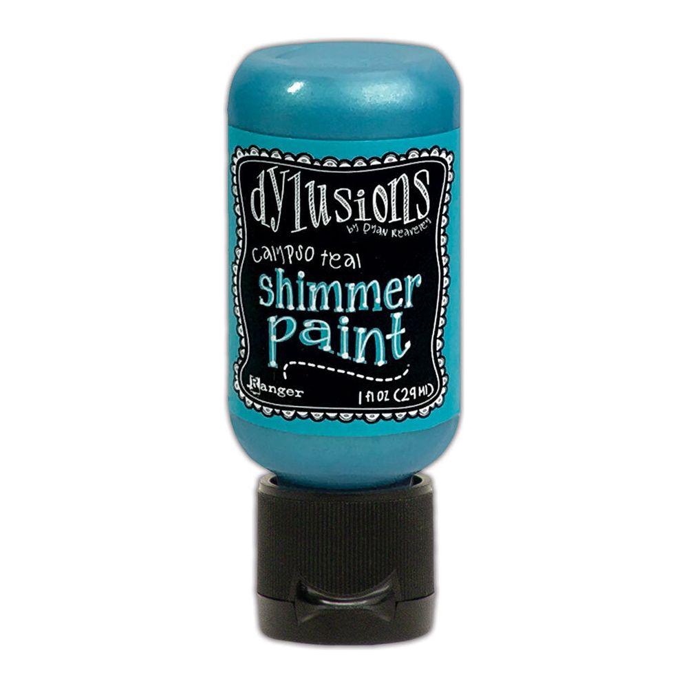 Ranger Dylusions 1oz Calypso Teal Shimmer Paint dyu74380*