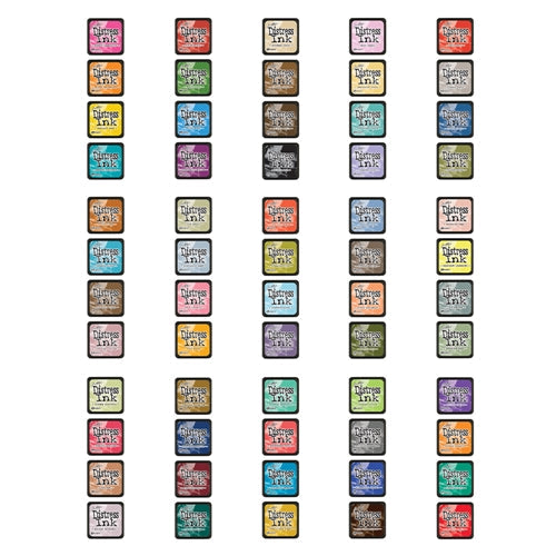 Tim Holtz Distress Oxide Ink Pads: Set #1, 12 Color Bundle – Only One Life  Creations