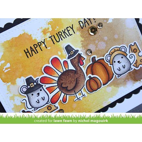 Simon Says Stamp! Lawn Fawn SET LFSETTD TURKEY DAY Clear Stamps and Dies