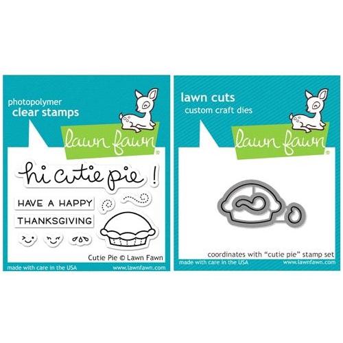 Simon Says Stamp! Lawn Fawn SET SULF16SETCP CUTIE PIE Clear Stamps and Dies