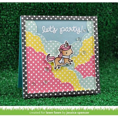 Simon Says Stamp! Lawn Fawn SET SULF16SETWU WINTER UNICORN Clear Stamps and Dies