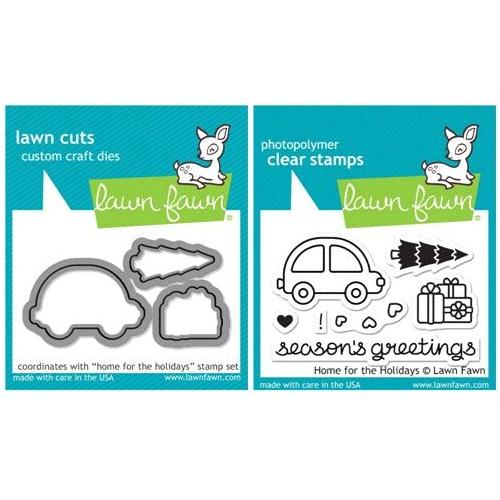 Simon Says Stamp! Lawn Fawn SET SULF16SETHFH HOME FOR THE HOLIDAYS Clear Stamps and Dies